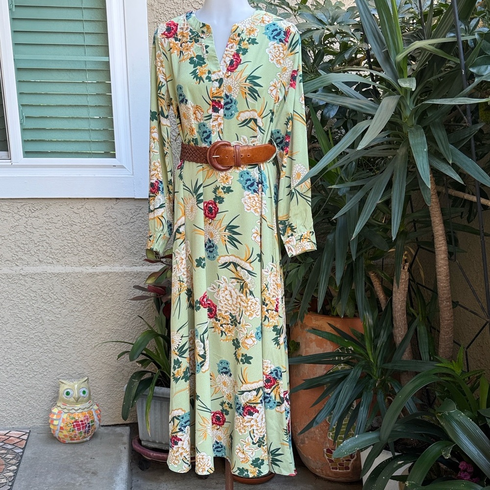 Vintage Coach British Tan Braided Wide Leather Belt - Picture 10 of 12